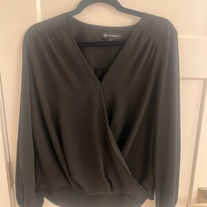 INC International Concepts Dark Blouse